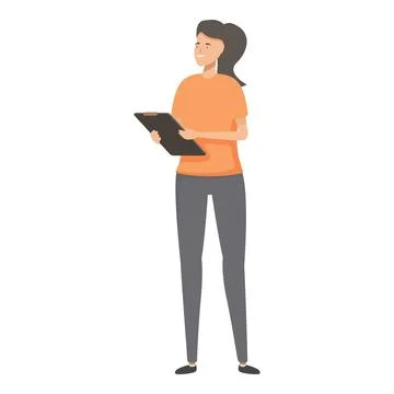 Woman using digital tablet vector illustration Illustrazione stock