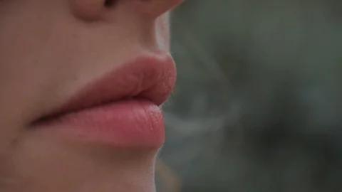 Woman using lipstick Stock-Footage 102836619