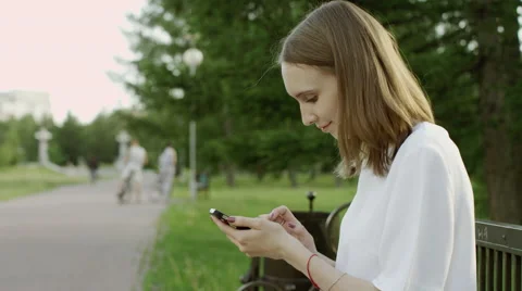 Woman using the phone Stock-Footage 66249409