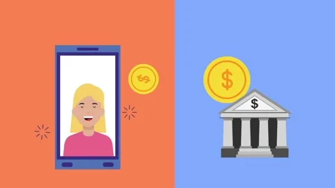 Woman using smartphone application for online banking and financial transac.. Stock Footage 334090753