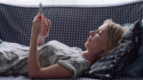 Woman using smartphone Stock Footage 81524013