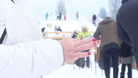 Woman is using smartphone Stock Footage 81790027