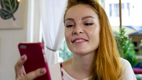 Woman using smartphone Stock Footage 88693932