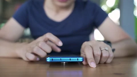 Woman using a smartphone Stock Footage 147336838