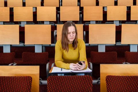 Woman using smartphone Stock Photos