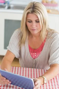 Woman using tablet computer Stock Photos