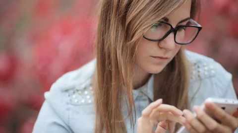 Woman Using Tablet Computer Touchscreen Close-Up Stock Footage 55491348