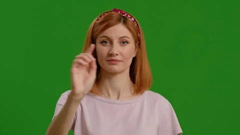 Woman using touch screen with various ge... | Stock Video | Pond5