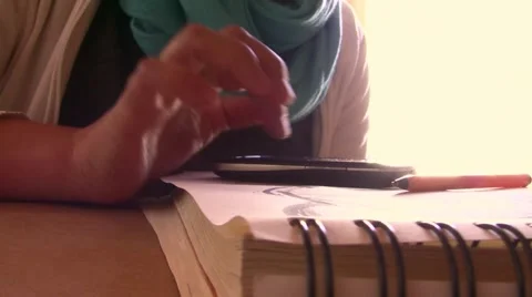Woman using a touch smartphone Stock Footage 48445365