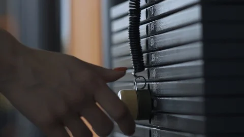 Woman using a weight training machine Stock Footage 88627312