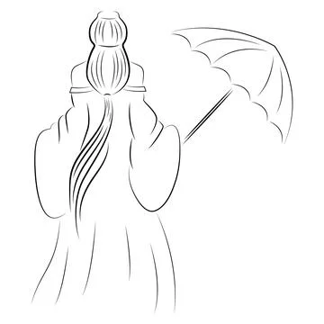 Woman vector element design Stock Illustration