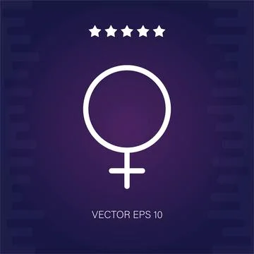Woman vector icon Stock Illustration