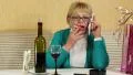 Woman with white smartphone speaks and smokes HD Footage