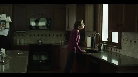 Woman at window 動画素材 47577416