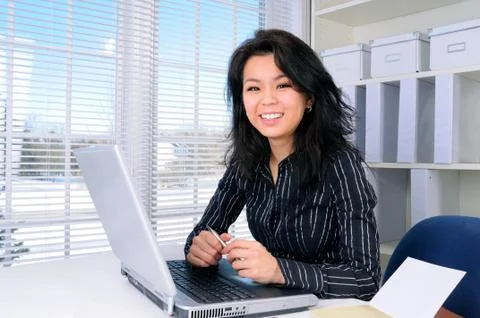 Woman at work Stock Photos