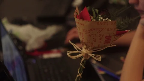 Woman working on a computer, codding Stock-Footage 103302239