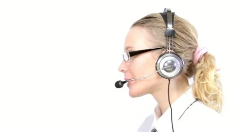 Woman working Stock Footage
