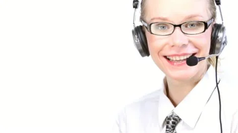 Woman working Stock Footage