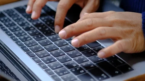 Woman working on laptop computer. Stock Footage 306960902