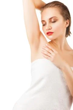 Woman's armpit Stock Photos