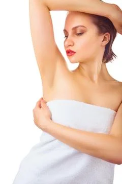 Woman's armpit Stock Photos