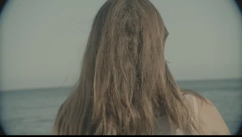 Woman's back Stock Footage 127111140