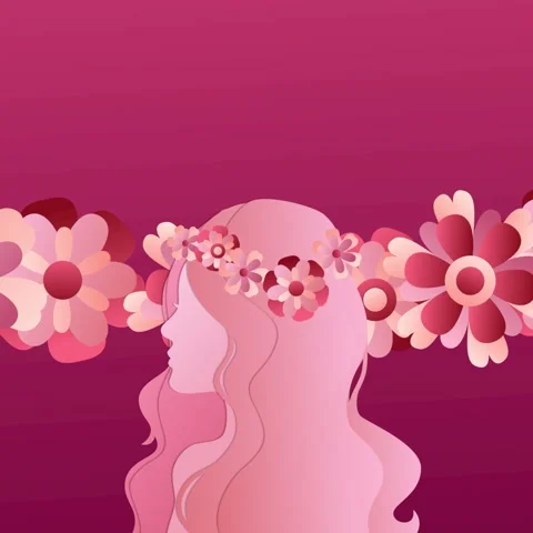 Woman's day background video 스톡 동영상 235865370