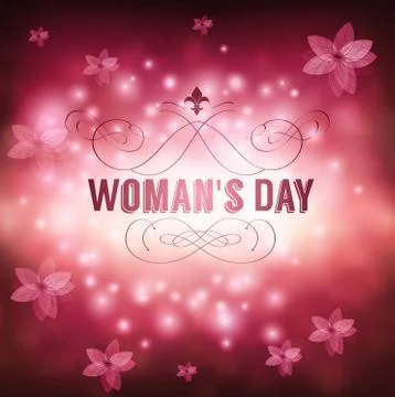 Womans Day Stock Illustration