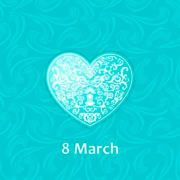 Womans day Vector cards templates. Women labels or posters Stock Illustration