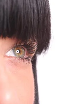 Woman's eye close up Stock Photos