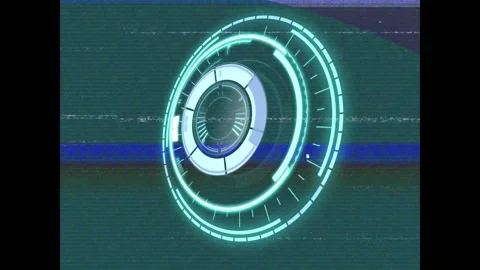 A woman's eye is seen blinking while a clock is superimposed on the alpha Stock Footage 328934511