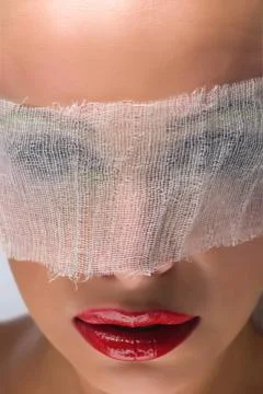 The woman's face Stock Photos