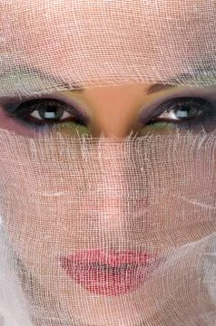 The woman's face Stock Photos