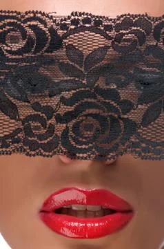 The woman's face Foto stock