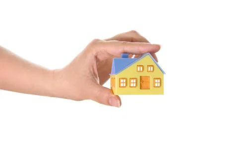 Woman's hand keep house Stock Photos