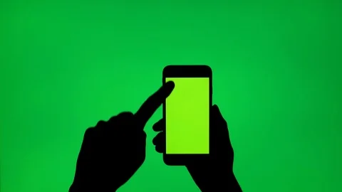 Woman's hand making different random gestures with a mobile phone Stock Footage 92200449