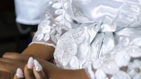 Woman’s hands clasping together Stock Footage 109094863