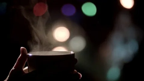 Woman's hands cup of tea coffee Video stock 69270386