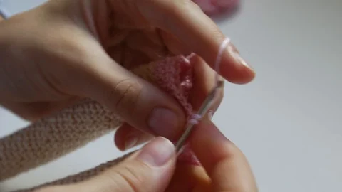 Woman's hands while Doll making Video stock 119037111