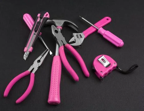Womans handy tool Stock Photos