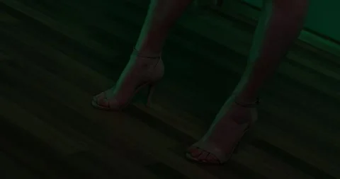 Womans leg 4 Stock Footage 335047585
