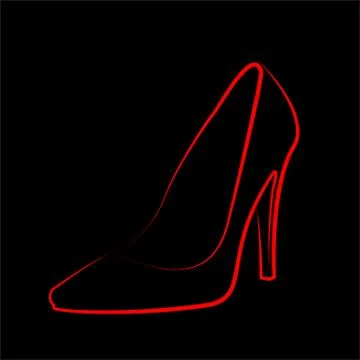 Woman's shoe Illustrazione stock