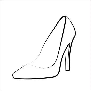 Woman's shoe Stock Illustration