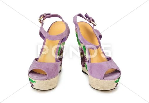 Womans shoes sandals Stock Photos
