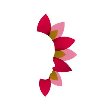 Womans Spa logo Stock Illustration