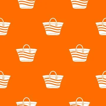 Women beach bag pattern seamless Stockillustratie