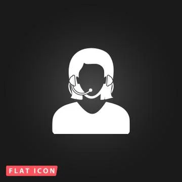 Women customer support Stock Illustration