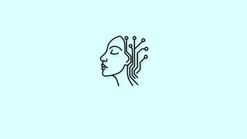 Women Debug the World Abstract Line Art of Female Tech Intelligence Stock Footage 324410454