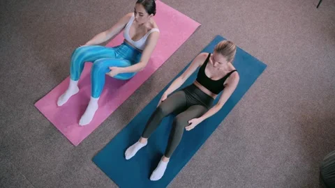 Women doing Pilates Stock Footage 270084076