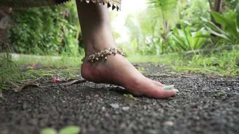 Women Foot Anklets Fashion Accessories, , Stock Video